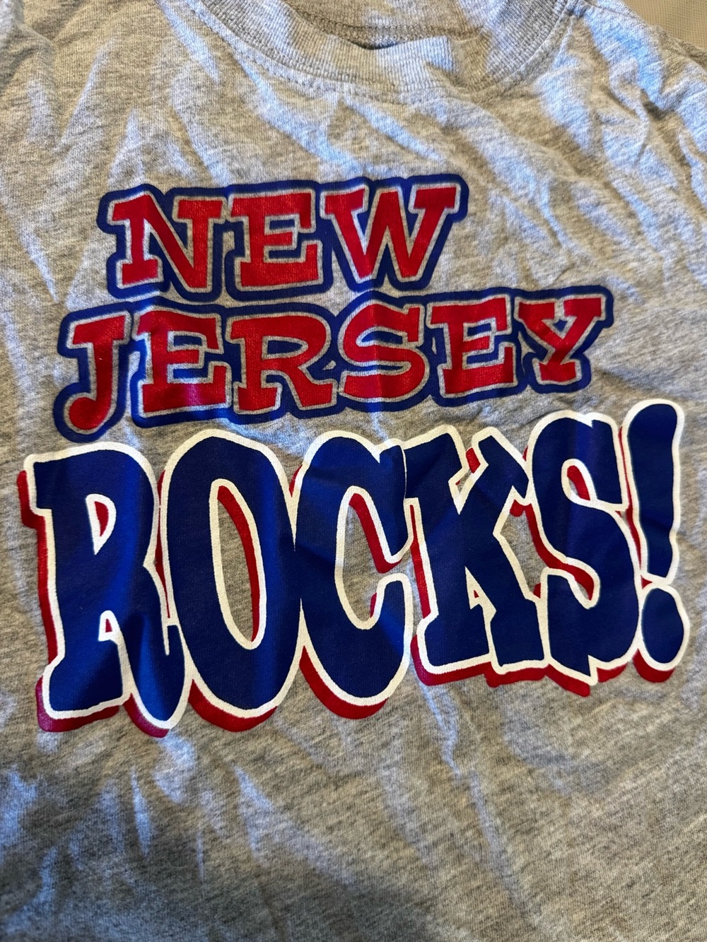 New Jersey Rocks! Kids Graphic Tee - soft size 24 months